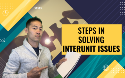 Steps in Solving Interunit Issues